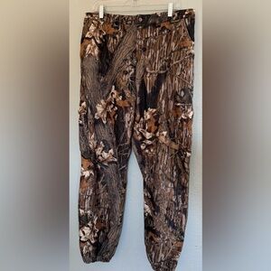 Gamehide Hunting Camo Pants Size Medium Insulated Elastic Ankle Scentlok